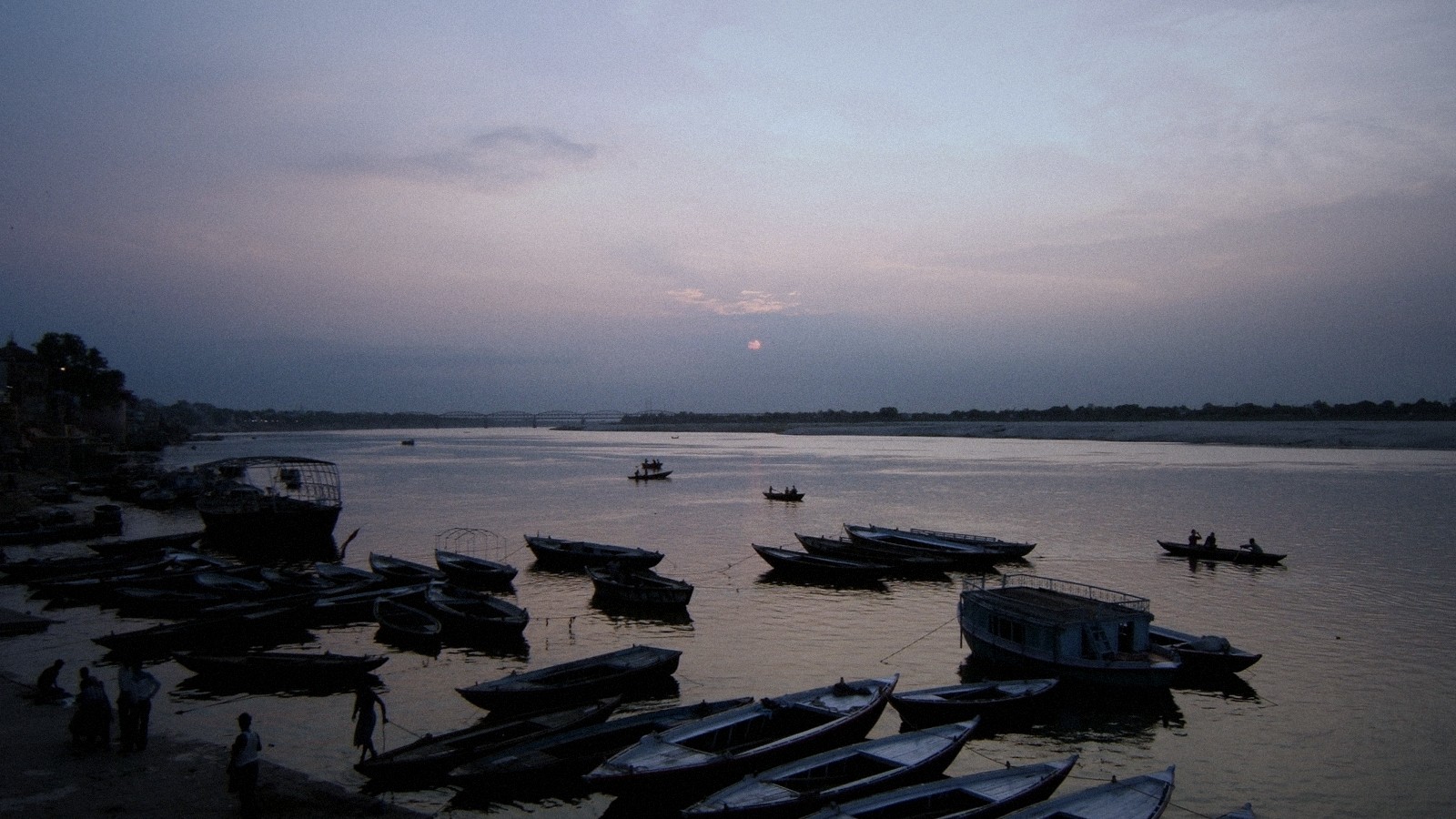 Boats on the Ganges